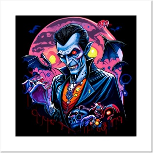 Psychedelic Dracula Posters and Art